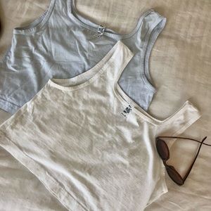Cotton crop tops! Set of 2 ✨